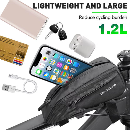 Waterproof Magnetic Bike Frame Bag