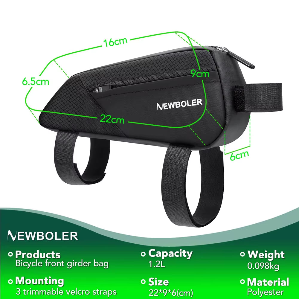 Waterproof Magnetic Bike Frame Bag