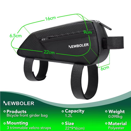 Waterproof Magnetic Bike Frame Bag