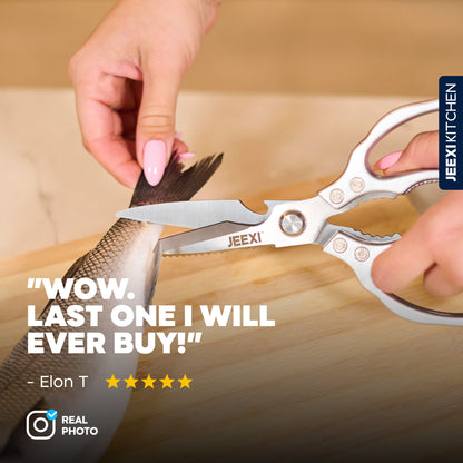 Stainless Steel Multi-Purpose Kitchen Scissors (2-Pack)