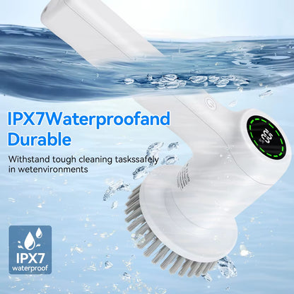 5-in-1 Spin Cleaning Brush - Cordless & Rechargeable