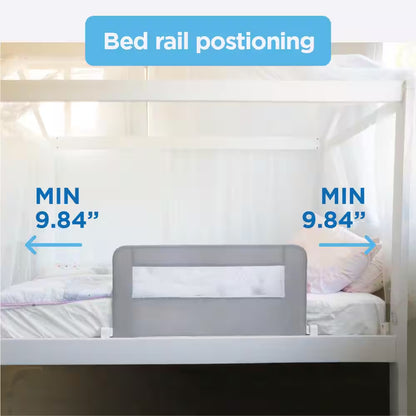 Swing Down Baby Bed Rail – Secure Guard for Kids and Single Mattresses
