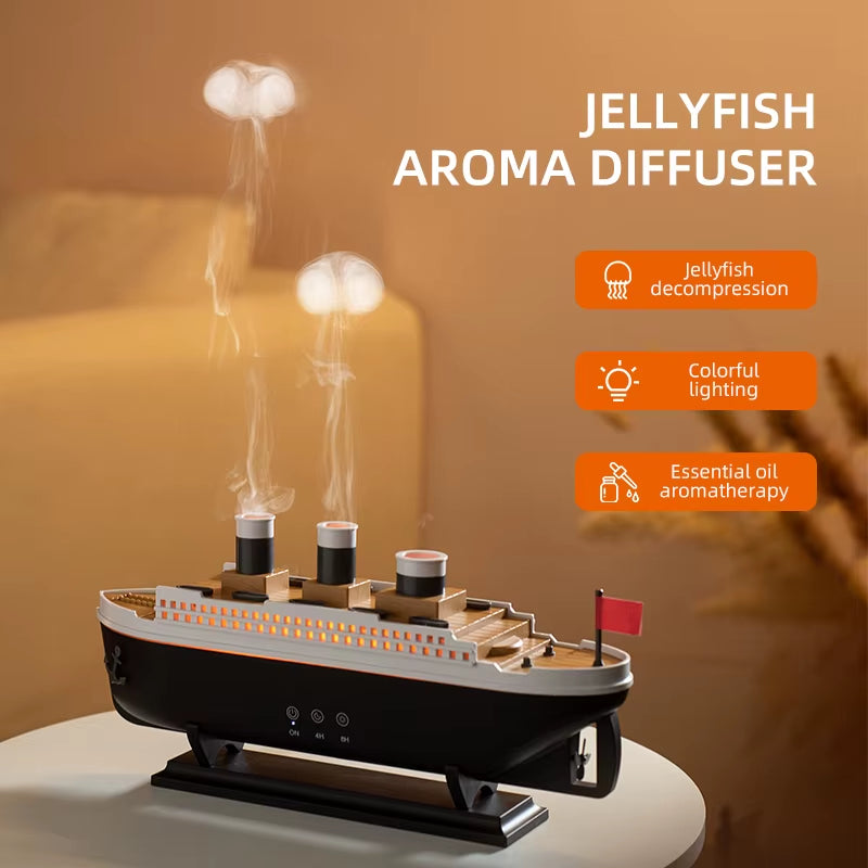 Unique Ship Design Essential Oil Diffuser