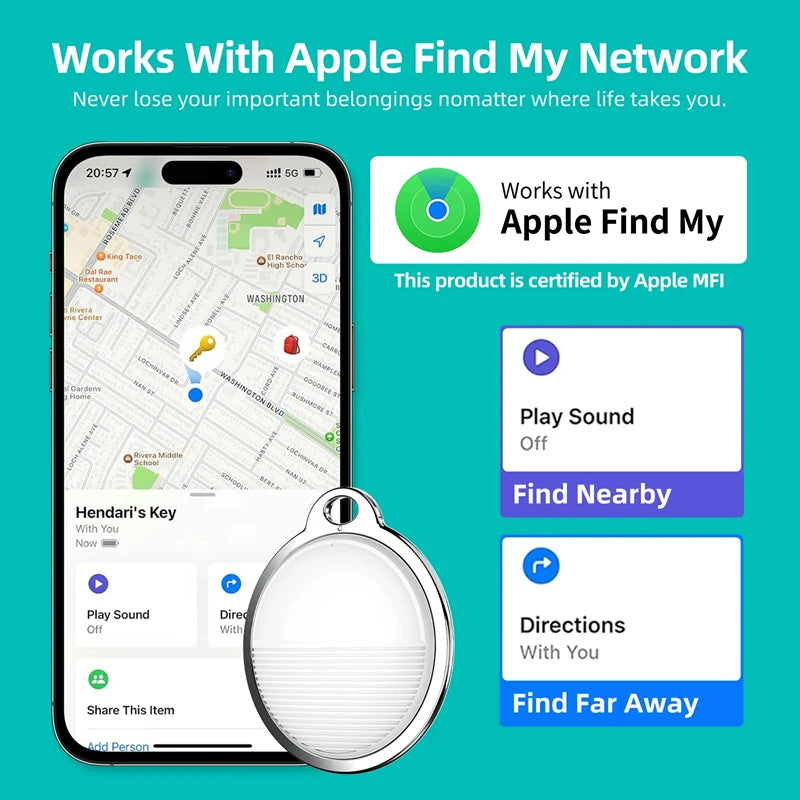 Bluetooth Key & Car Finder Tracker for iOS