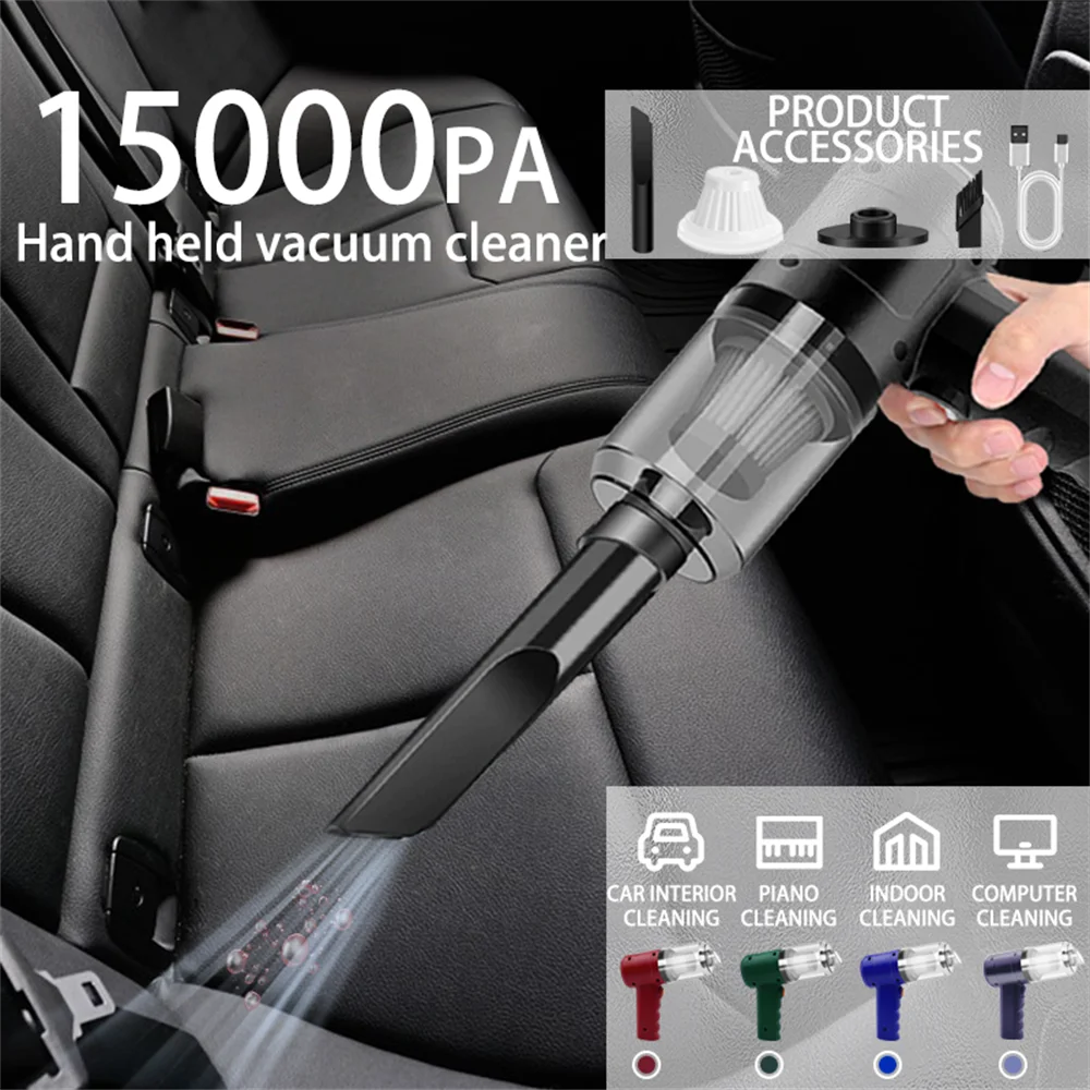 Mini Portable Car Vacuum Cleaner  - Wireless & Rechargeable