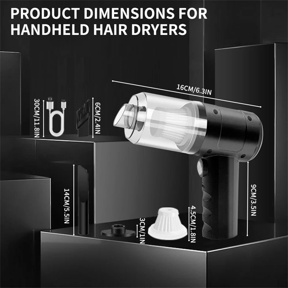 Mini Portable Car Vacuum Cleaner  - Wireless & Rechargeable