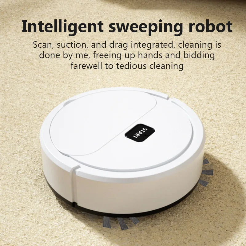 Mini Smart Robot Vacuum & Mop 3-in-1