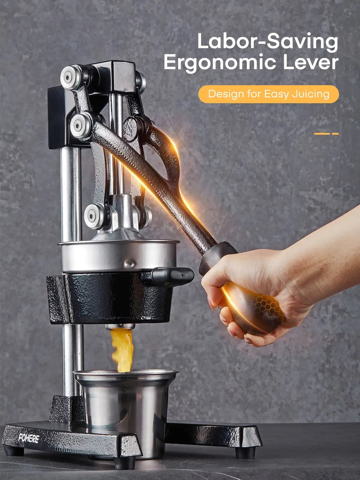 Premium Stainless Cast Iron Juicer