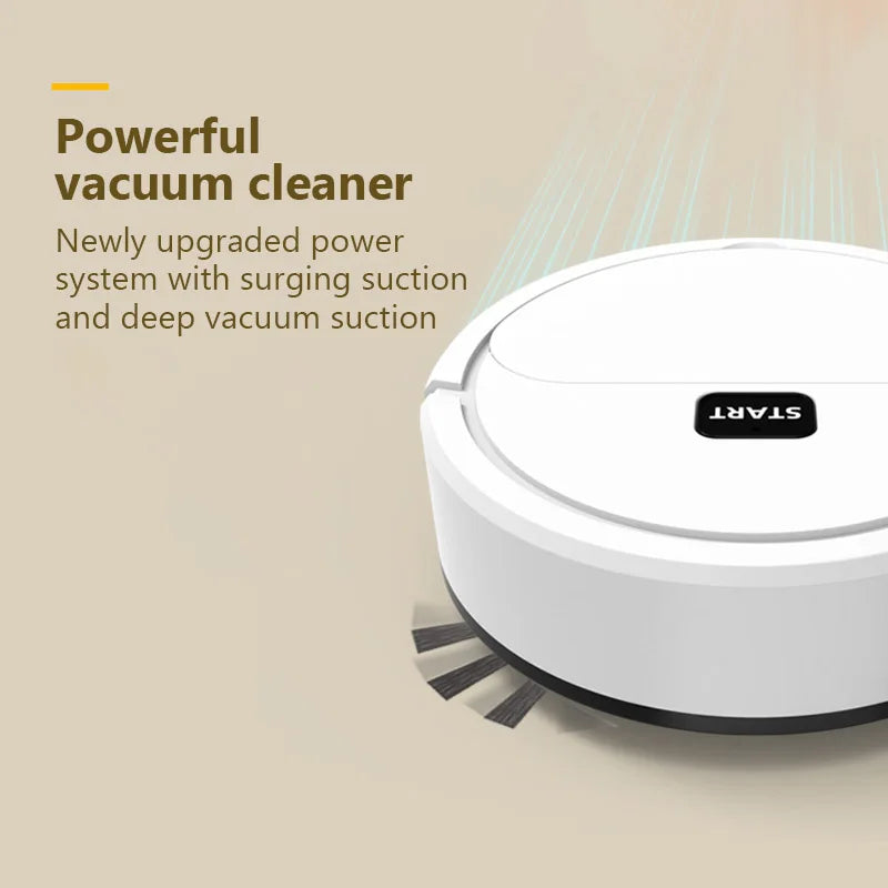 Mini Smart Robot Vacuum & Mop 3-in-1