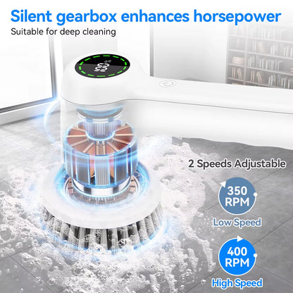 5-in-1 Spin Cleaning Brush - Cordless & Rechargeable