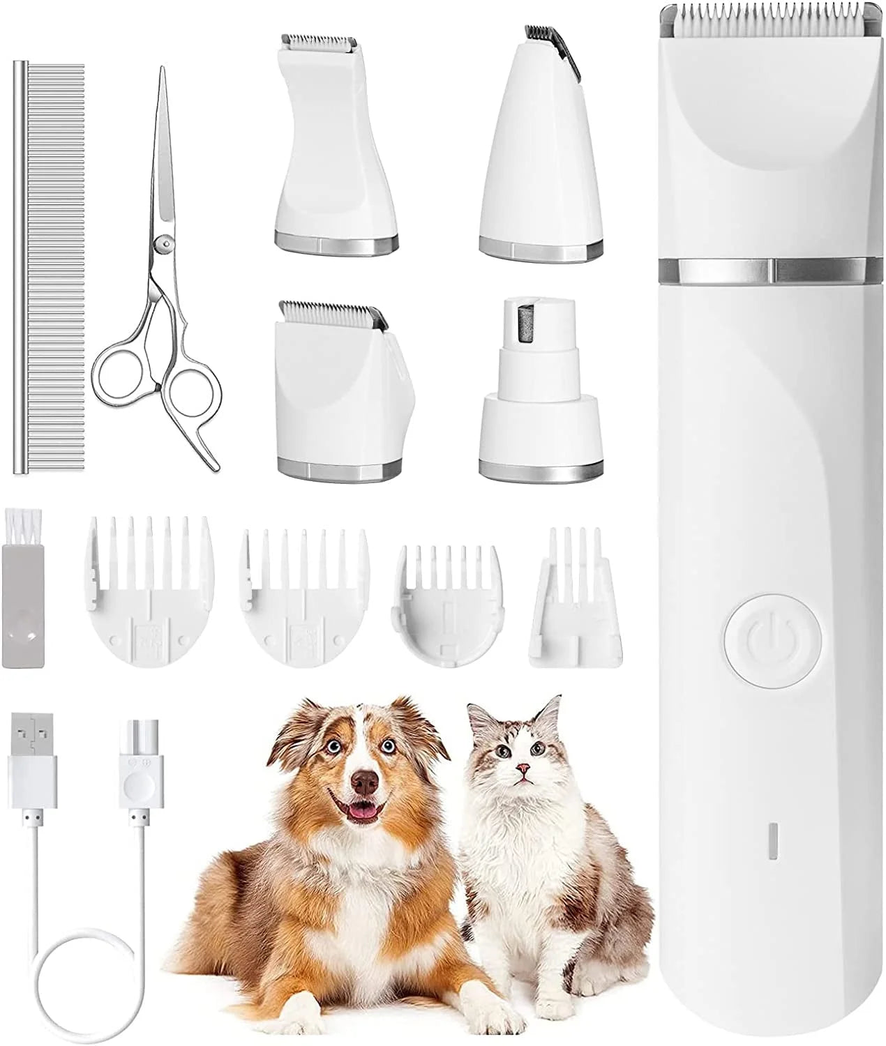 Pet Professional Grooming Kit – Complete Dog and Cat Clippers Set