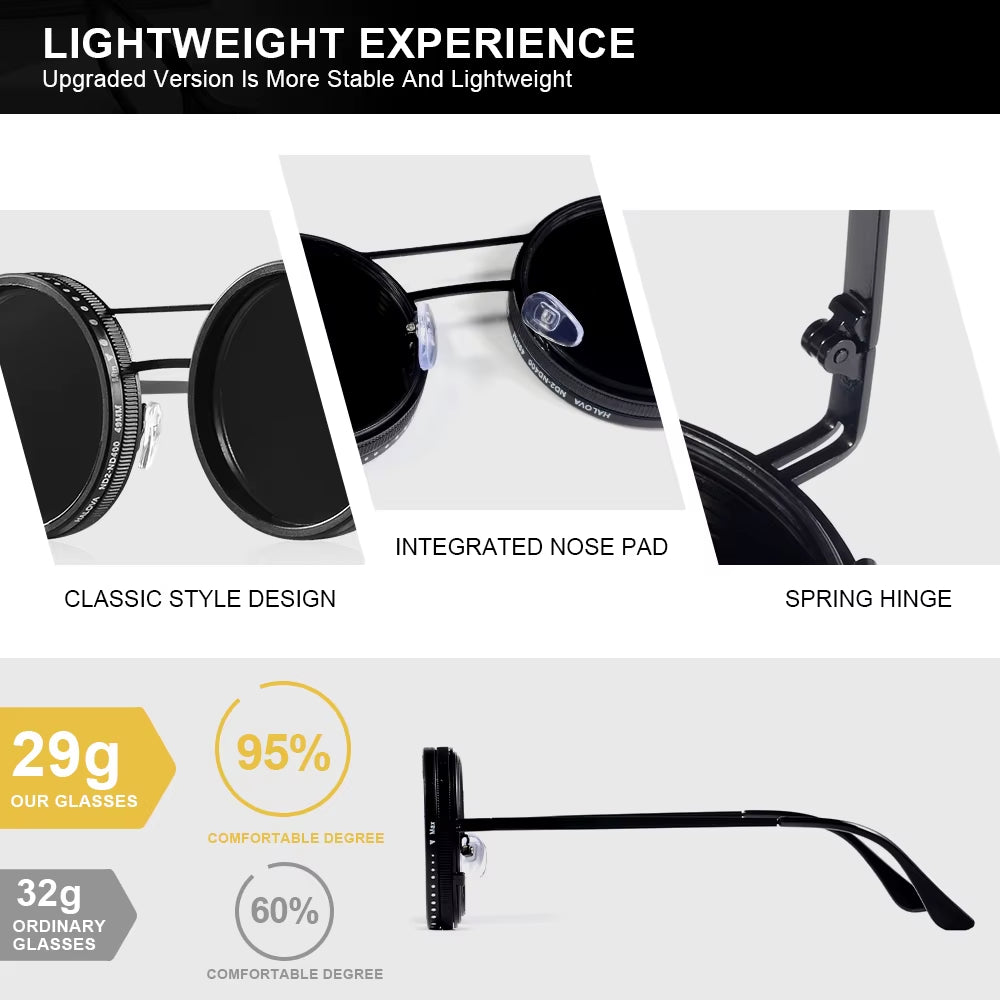 Adjustable-Tint Polarized Sunglasses – ND Lenses for Men’s Beach & Fishing